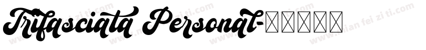Trifasciata Personal字体转换